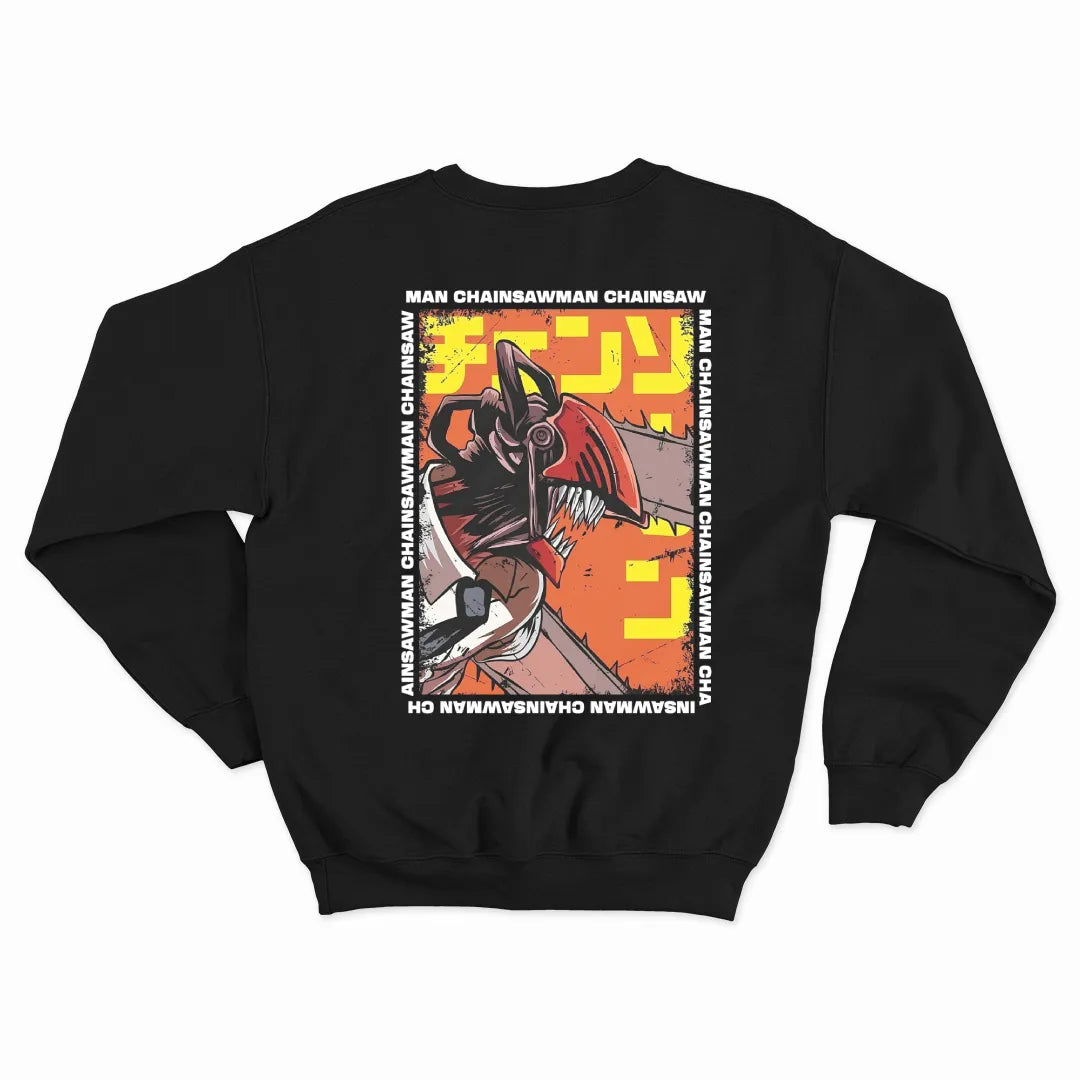 Chainsaw Man Anime Sweatshirt | Premium Fleece Unisex Winter Sweatshirt | Unique Winter Wear By Stoiz