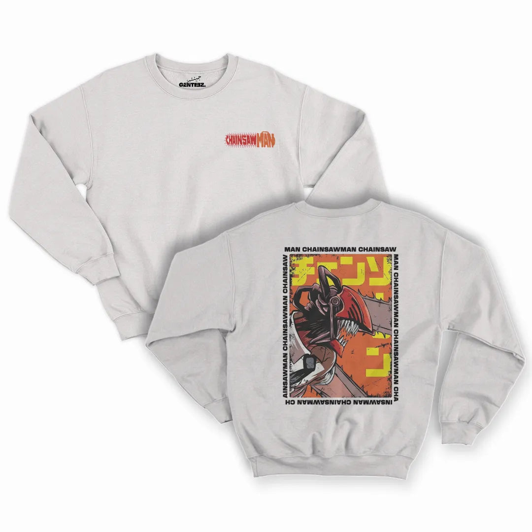 Chainsaw Man Anime Sweatshirt | Premium Fleece Unisex Winter Sweatshirt | Unique Winter Wear By Stoiz