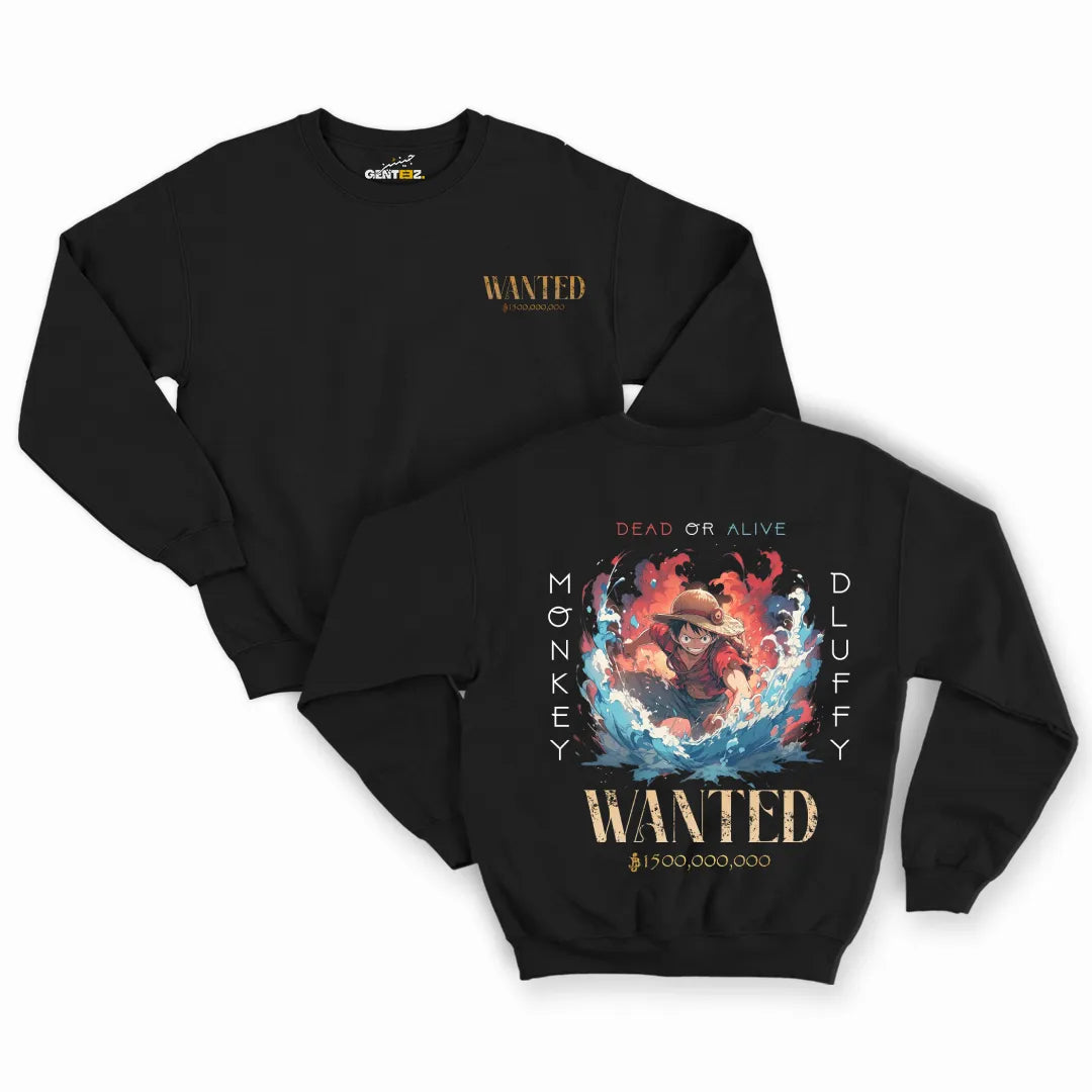 One Piece Anime Sweatshirt | Luffy Premium Fleece Unisex Sweat Shirt | Unique Winter Wear by Stoiz