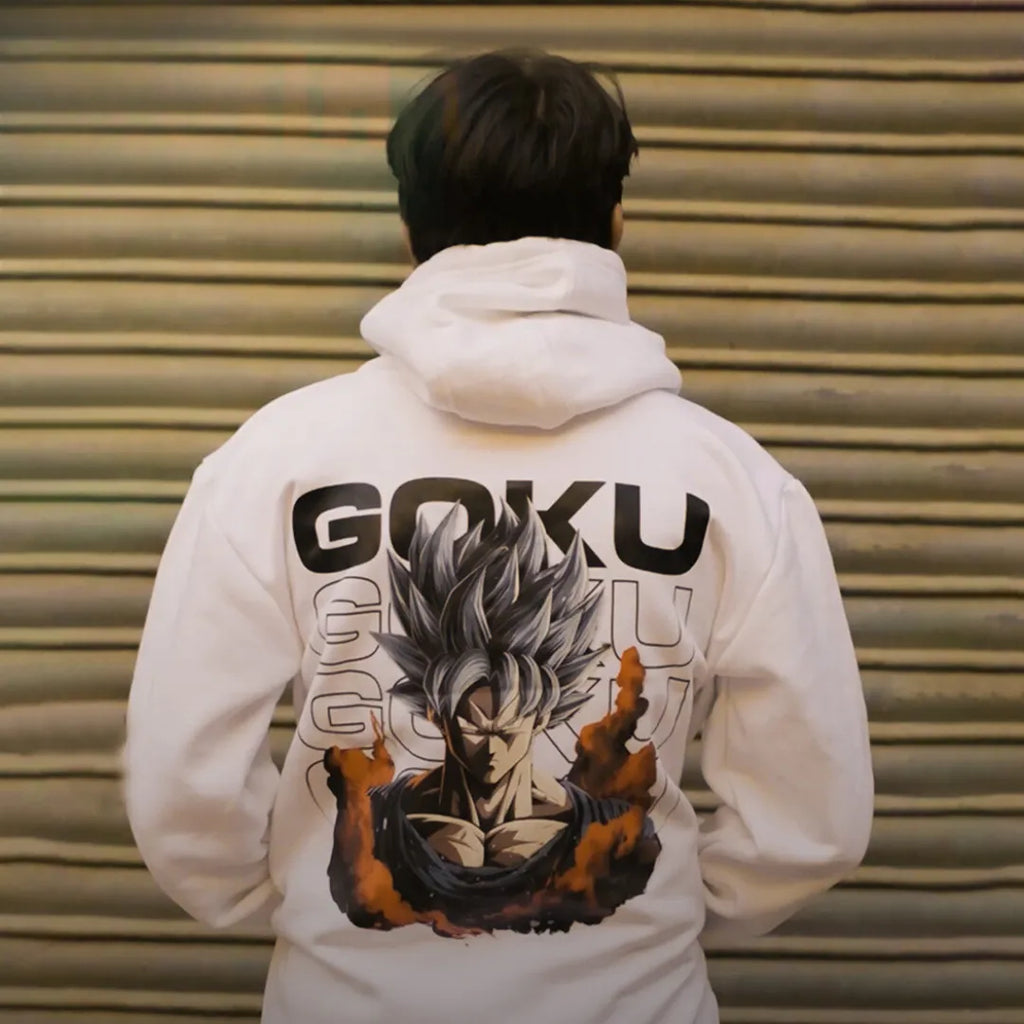 Goku 'The Saiyan Warrior' Hoodie – Unisex Dragon Ball Z Anime Hoodie