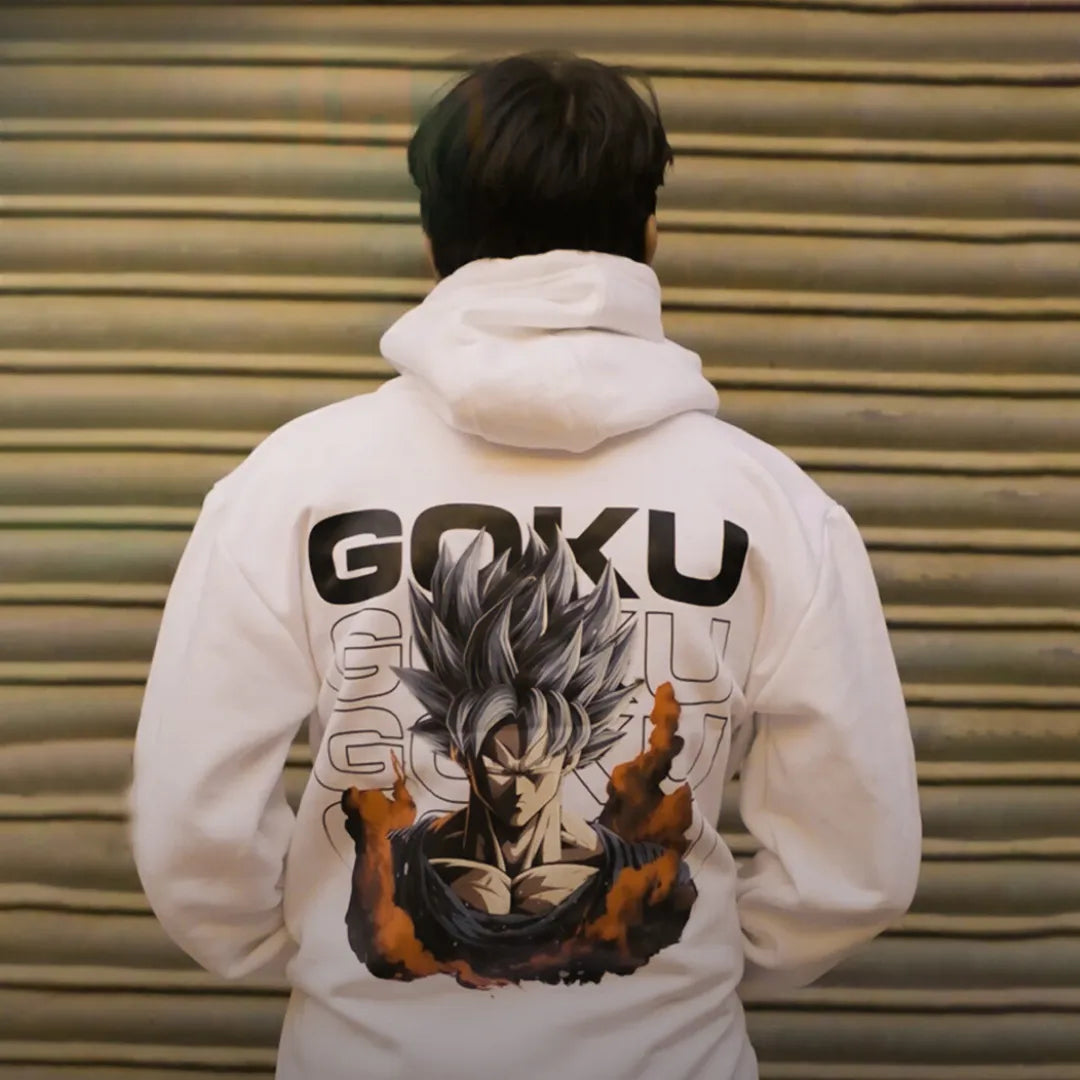 Goku 'The Saiyan Warrior' Hoodie – Unisex Dragon Ball Z Anime Hoodie