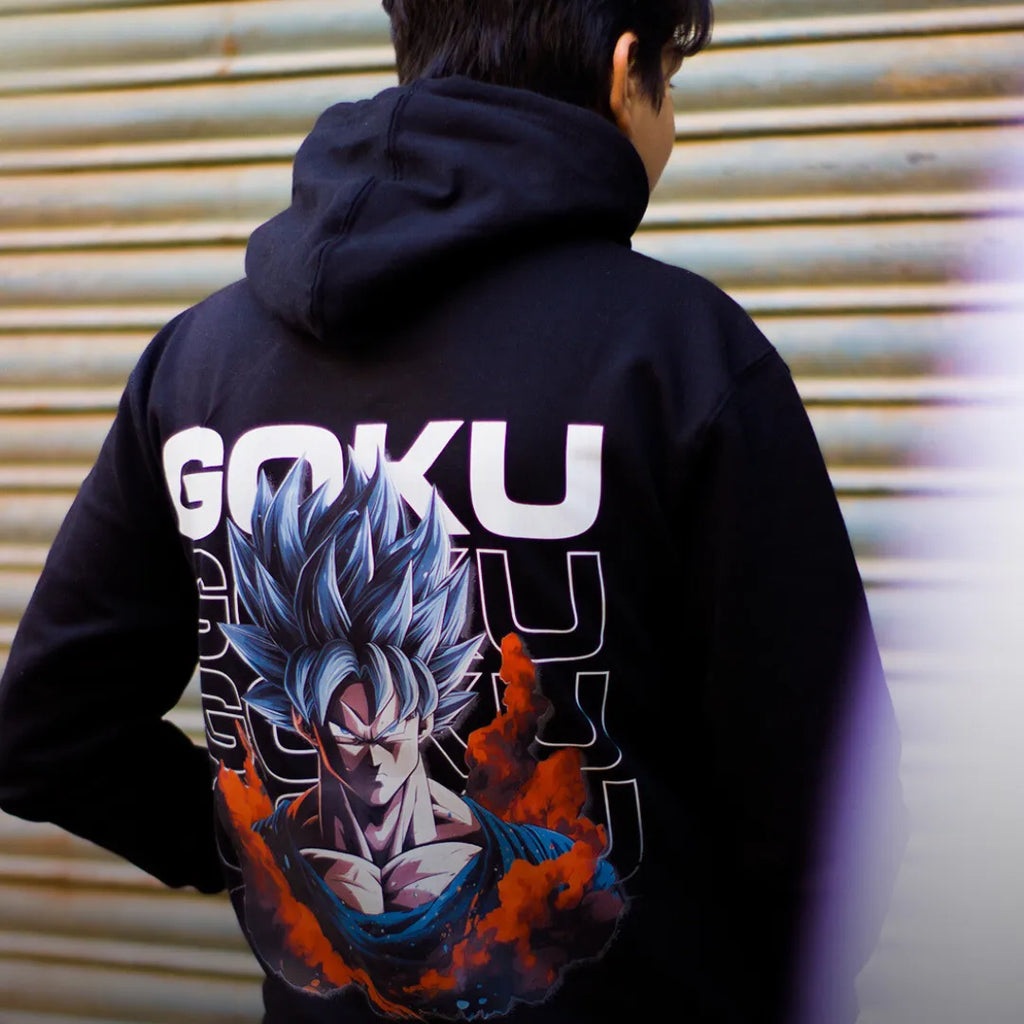 Goku 'The Saiyan Warrior' Hoodie – Unisex Dragon Ball Z Anime Hoodie